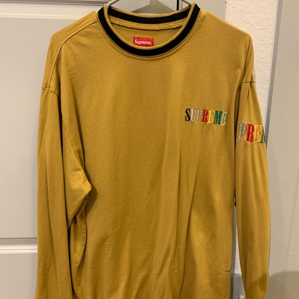 Supreme Multicolor logo L/S top